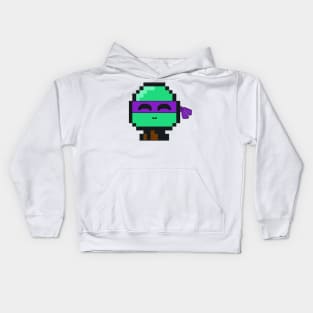 Purple Ninja Turtle Squish bud Kids Hoodie